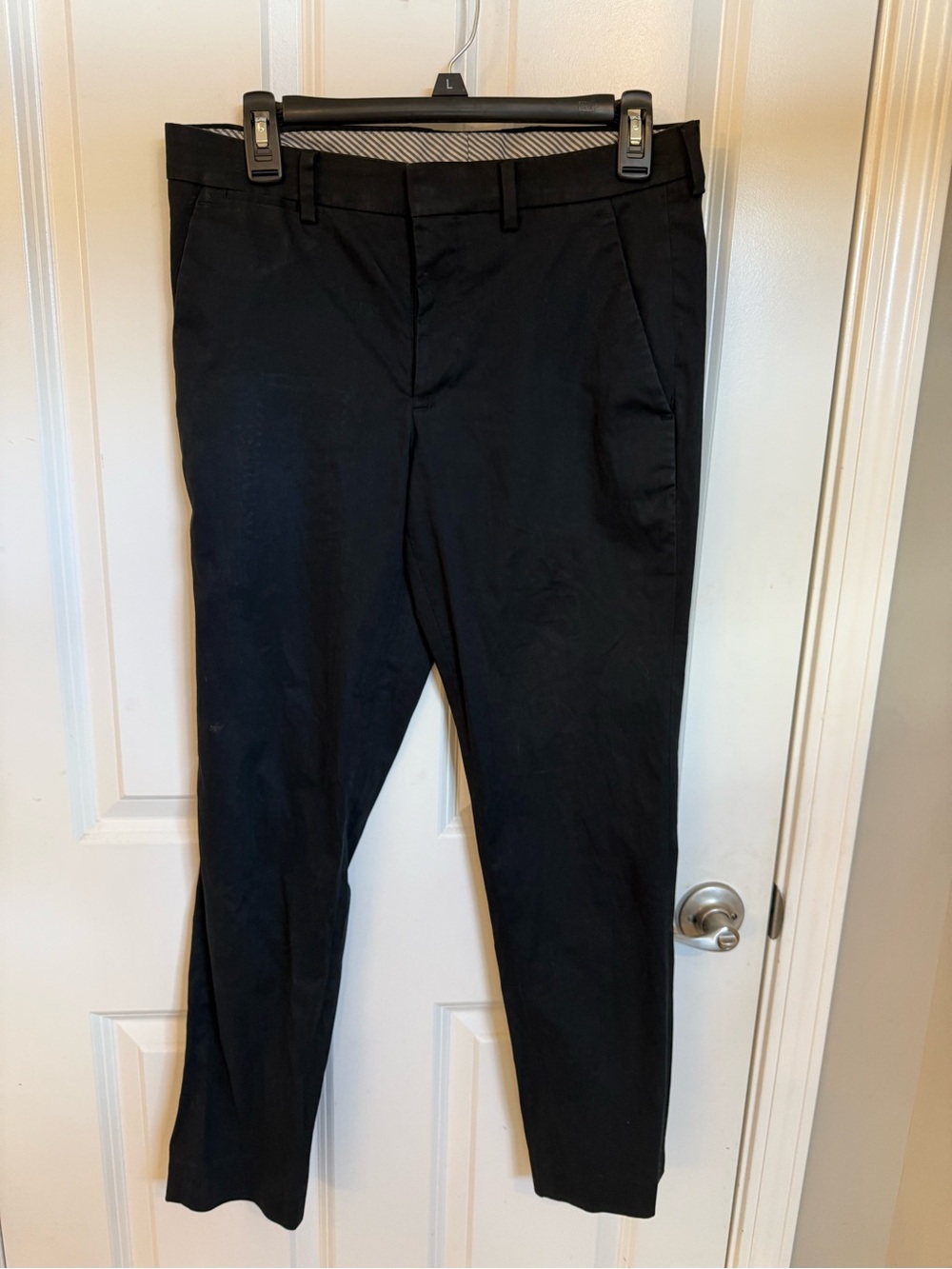 Express Men's Black Dress Pants - Modern Slim Taper